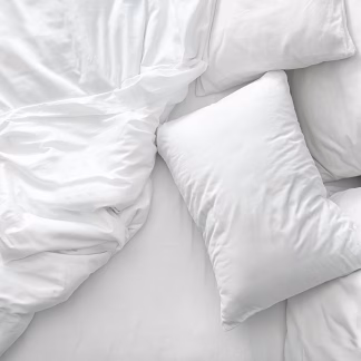 Beauty Home Μαξιλαροθήκη Ξενοδοχείου Lucid Art Ε1030 Percale CVC 80%Cot-20%Pol 52x75 Λευκό