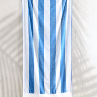 Rythmos Barbados Μπλε - Πετσετα Θαλασσης Βελουτε 86X160