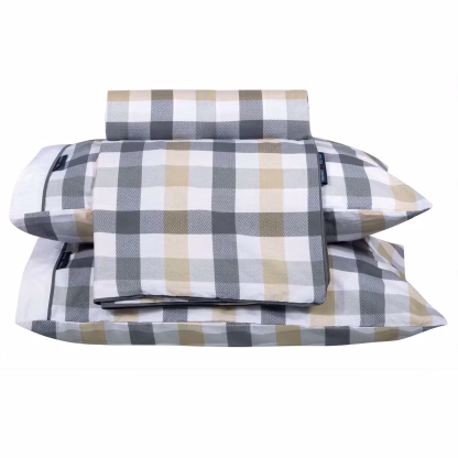 Greenwich Polo Club Σετ Σεντονια Υπερδιπλα 2265 Beige - Grey Beige - Grey