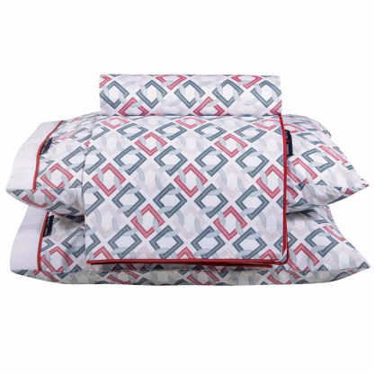 Greenwich Polo Club Σετ Σεντονια Υπερδιπλα Essential 2269 Blue - Red Blue - Red