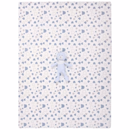Greenwich Polo Club Κουβερτα Πικε 75X100 Βαβυ Essential 8854 Blue - White Blue - White