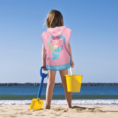 Greenwich Polo Club Junior Ποντσο Θαλασσης 50Χ115 4041 Pink Pink