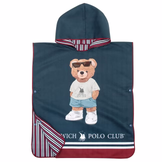 Greenwich Polo Club Junior Ποντσο Θαλασσης 50Χ115 4042 Blue Blue