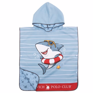 Greenwich Polo Club Junior Ποντσο Θαλασσης 50Χ115 4044 Blue Blue