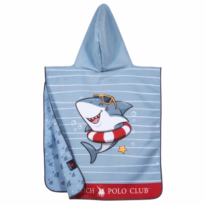 Greenwich Polo Club Junior Ποντσο Θαλασσης 50Χ115 4044 Blue Blue