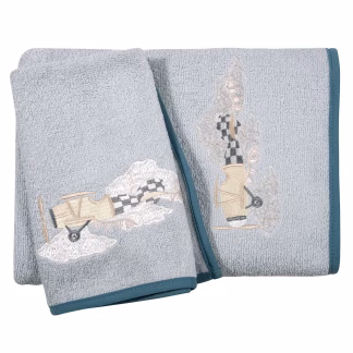Greenwich Polo Club Σετ Πετσετες Βαβυ Essential 8852 Blue - Grey Blue - Grey
