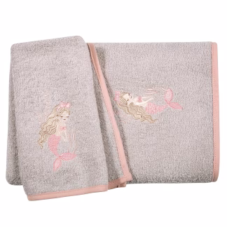 Greenwich Polo Club Σετ Πετσετες Βαβυ Essential 8853 Grey - Pink Grey - Pink