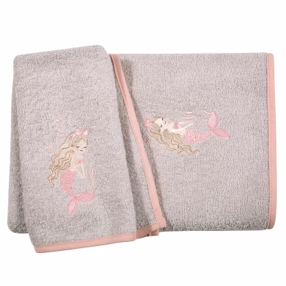 Greenwich Polo Club Σετ Πετσετες Βαβυ Essential 8853 Grey - Pink Grey - Pink