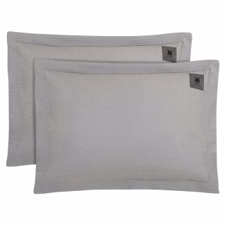 Greenwich Polo Club Ζευγος Μαξιλαροθηκες Essential 3496 Grey Grey