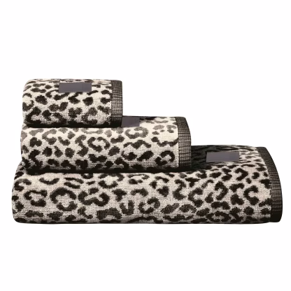 Greenwich Polo Club Πετσετα Προσωπου 50X90 Loft 4090 Black - Cream Black - Cream