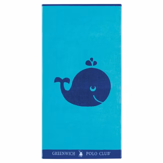 Greenwich Polo Club Junior Πετσετα Θαλασσης 70Χ140 3662 Blue Blue