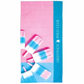 Greenwich Polo Club Junior Πετσετα Θαλασσης 70Χ140 3721 Multicolor Multicolor