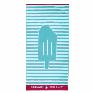 Greenwich Polo Club Junior Πετσετα Θαλασσης 70Χ140 3891 Turquoise Turquoise
