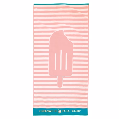 Greenwich Polo Club Junior Πετσετα Θαλασσης 70Χ140 3892 Pink Pink