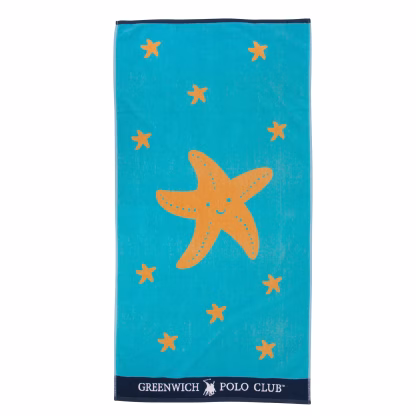Greenwich Polo Club Junior Πετσετα Θαλασσης 70Χ140 3893 Blue Blue