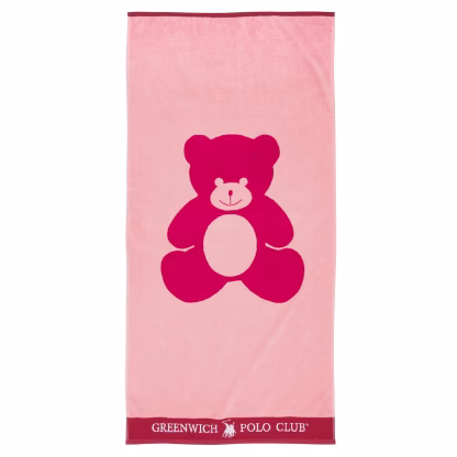 Greenwich Polo Club Junior Πετσετα Θαλασσης 70Χ140 3896 Pink Pink