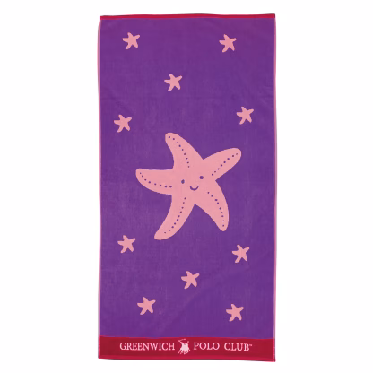 Greenwich Polo Club Junior Πετσετα Θαλασσης 70Χ140 3898 Purple Purple