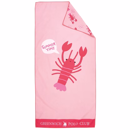 Greenwich Polo Club Junior Πετσετα Θαλασσης 70Χ140 4040 Pink Pink