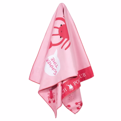 Greenwich Polo Club Junior Πετσετα Θαλασσης 70Χ140 4040 Pink Pink