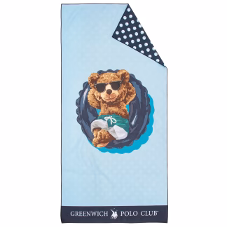 Greenwich Polo Club Junior Πετσετα Θαλασσης 70Χ140 4043 Blue Blue