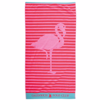 Greenwich Polo Club Junior Πετσετα Θαλασσης 70Χ140 4073 Pink - Red Pink - Red