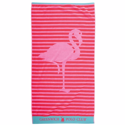 Greenwich Polo Club Junior Πετσετα Θαλασσης 70Χ140 4073 Pink - Red Pink - Red
