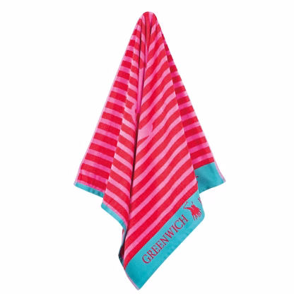 Greenwich Polo Club Junior Πετσετα Θαλασσης 70Χ140 4073 Pink - Red Pink - Red
