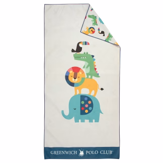 Greenwich Polo Club Junior Πετσετα Θαλασσης 70Χ140 4079 Grey Grey