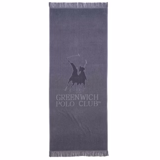 Greenwich Polo Club Πετσετα Θαλασσης 70Χ170 3621 Grey Grey