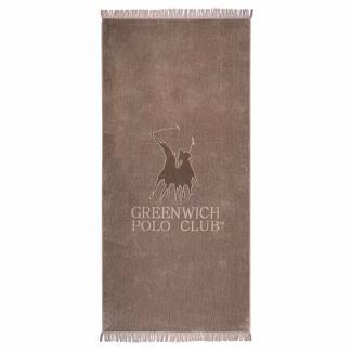 Greenwich Polo Club Πετσετα Θαλασσης 70Χ170 3625 Taupe Taupe
