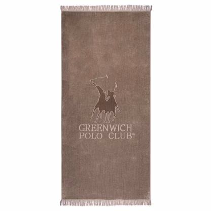 Greenwich Polo Club Πετσετα Θαλασσης 70Χ170 3625 Taupe Taupe