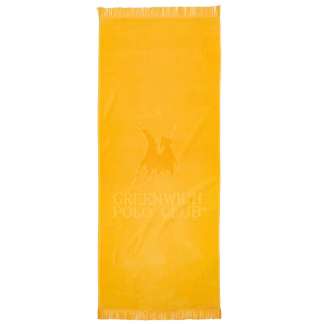 Greenwich Polo Club Πετσετα Θαλασσης 70Χ170 3626 Yellow Yellow