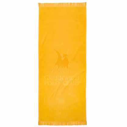 Greenwich Polo Club Πετσετα Θαλασσης 70Χ170 3626 Yellow Yellow