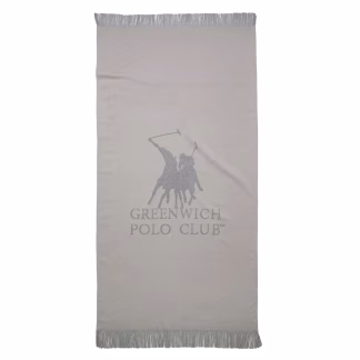 Greenwich Polo Club Πετσετα Θαλασσης 80Χ170 3778 Grey Grey