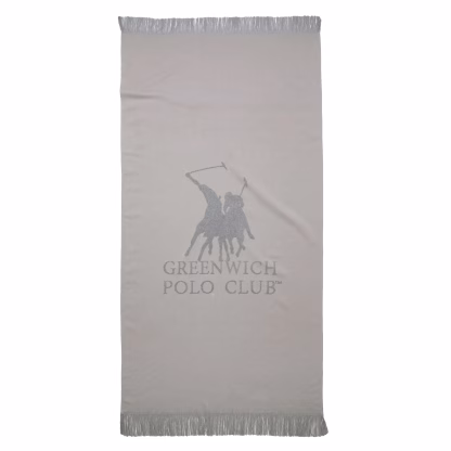 Greenwich Polo Club Πετσετα Θαλασσης 80Χ170 3778 Grey Grey