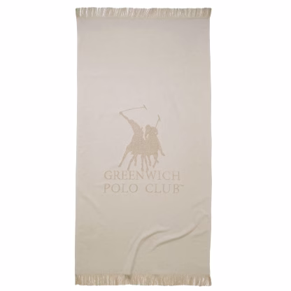 Greenwich Polo Club Πετσετα Θαλασσης 80Χ170 3780 Taupe Taupe