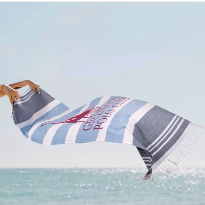 Greenwich Polo Club Πετσετα-Παρεο 80Χ170 3843 Blue Blue
