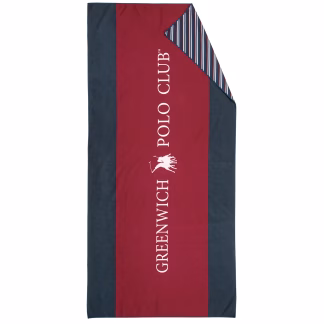 Greenwich Polo Club Πετσετα Θαλασσης 80Χ170 3874 Blue - Red Blue - Red