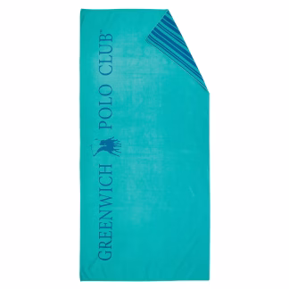 Greenwich Polo Club Πετσετα Θαλασσης 80Χ170 4034 Blue Blue