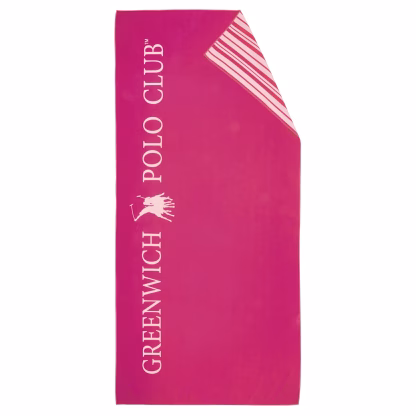 Greenwich Polo Club Πετσετα Θαλασσης 80Χ170 4035 Coral - Fuschia Coral - Fuschia
