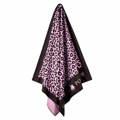 Greenwich Polo Club Πετσετα Θαλασσης 80Χ170 Essential 4037 Black - Pink Black - Pink