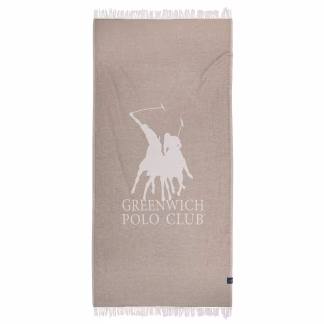 Greenwich Polo Club Πετσετα Θαλασσης 85Χ170 3904 Taupe Taupe