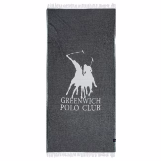 Greenwich Polo Club Πετσετα Θαλασσης 85Χ170 3905 Black Black