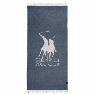 Greenwich Polo Club Πετσετα Θαλασσης 85Χ170 3907 Blue Blue
