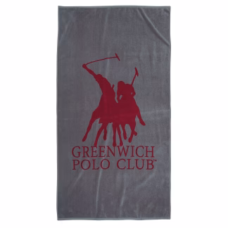 Greenwich Polo Club Πετσετα Θαλασσης 90Χ170 3594 Grey Grey