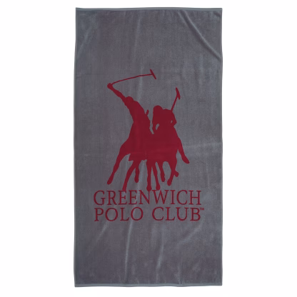 Greenwich Polo Club Πετσετα Θαλασσης 90Χ170 3594 Grey Grey