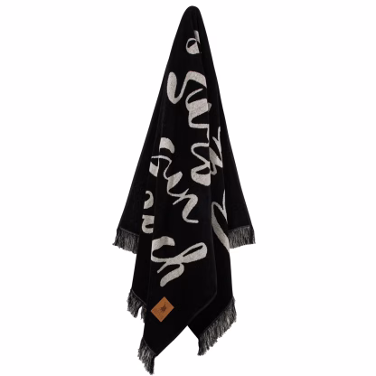Greenwich Polo Club Πετσετα Θαλασσης 90Χ170 3641 Black Black