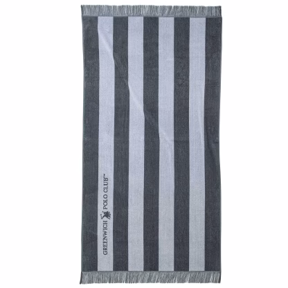 Greenwich Polo Club Πετσετα Θαλασσης 90Χ170 3726 Grey Grey