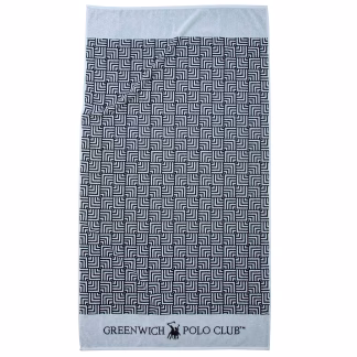 Greenwich Polo Club Πετσετα Θαλασσης 90Χ170 3731 Black - Blue Black - Blue