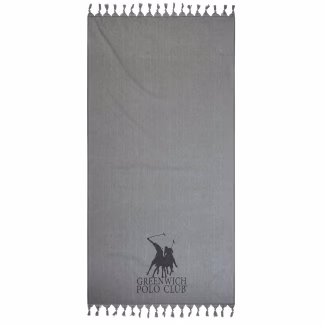 Greenwich Polo Club Πετσετα-Παρεο 90Χ170 3794 Grey Grey